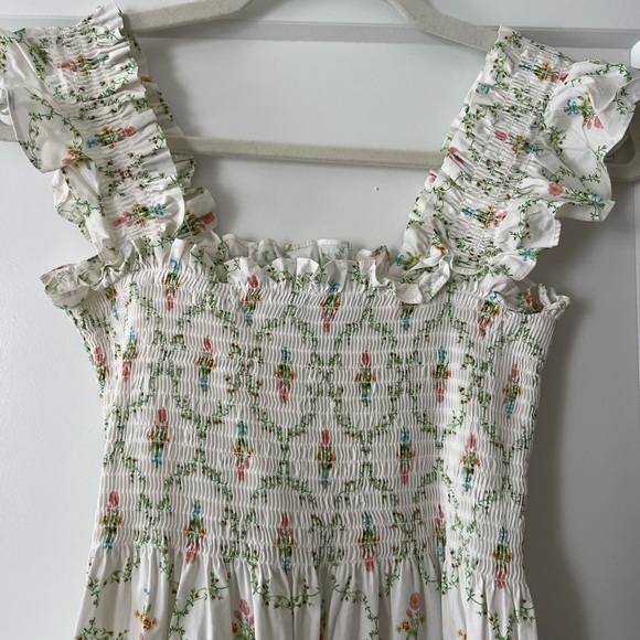 Hill House Ellie Nap Dress Pastel Trellis - Picture 4 of 5